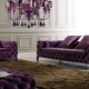 Purple sofas: views and choices in the interior