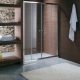 Sklenené sprchové dvere: vlastnosti, rozmery a prevedenie