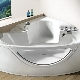 We select the size of the corner bath