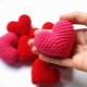Coração de amigurumi de crochê: esquema e técnica de execução