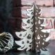 Como fazer uma árvore de Natal de madeira compensada?