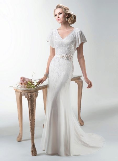 اختيار فستان زفاف كم طويل