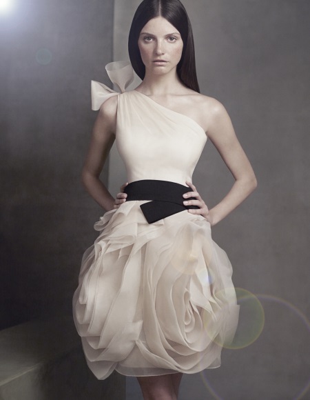فستان زفاف قصير فيرا وانغ