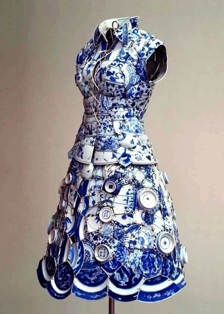 Porcelianinė vestuvinė suknelė