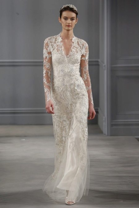 Wedding Lace Dress by Monique Lulier