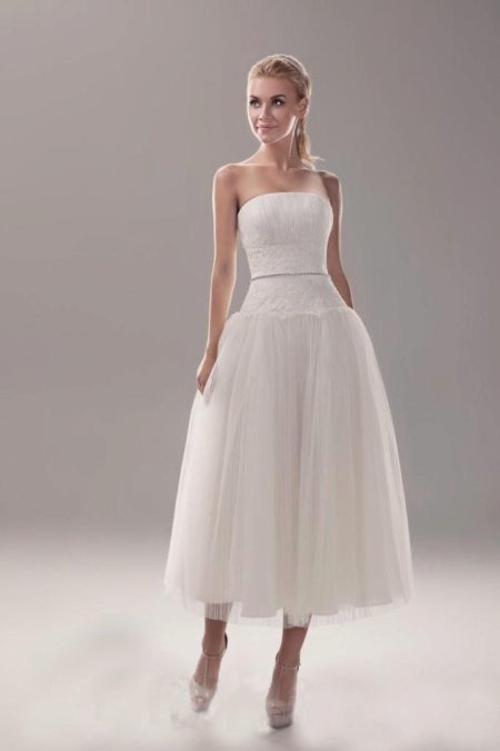 Нова визия сватбена рокля с ниска талия
