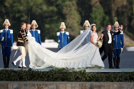 Princess Madeleine Train Bröllopsklänning
