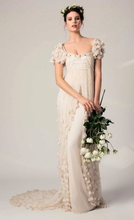 فستان زفاف ماركة إمبيرلي لندن إمبراطورية