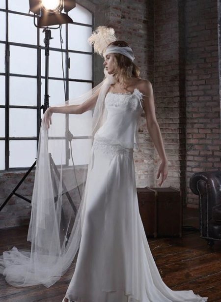 Vestuvinė suknelė „Gatsby“ stiliaus