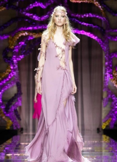 Sexy lila jurk