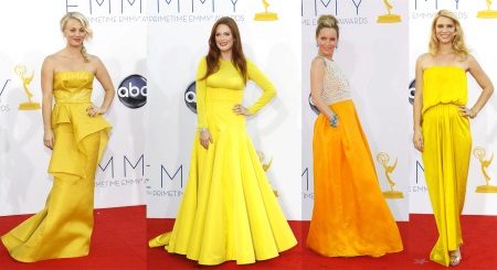 שמלות ערב צהובות מככבות