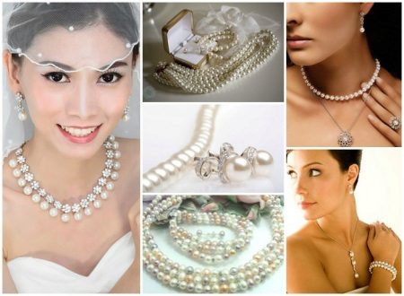 Jewelry for a wedding dress