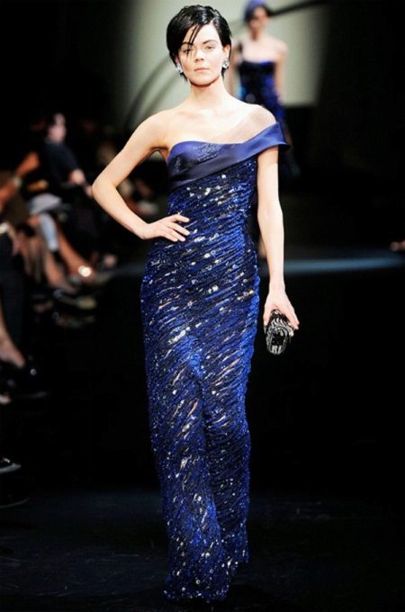 שמלת ערב כחולה מארמני