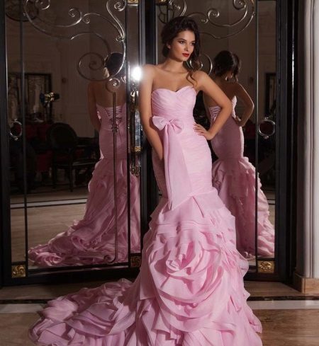 Abito da sposa della collezione Crystal Design 2015 rosa