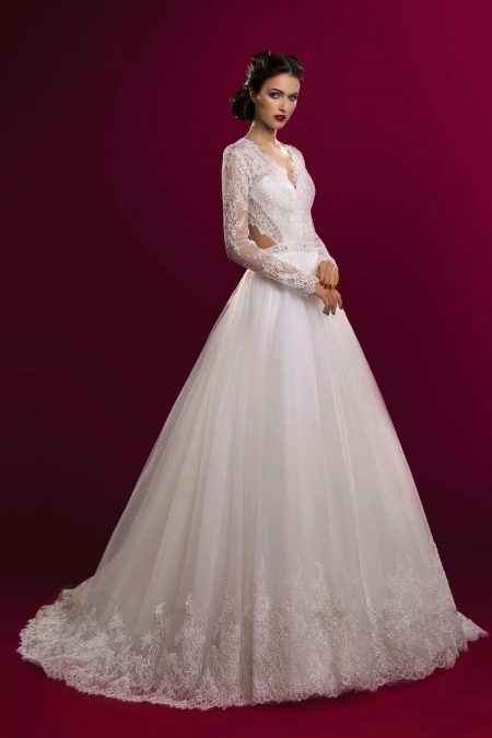 Vestido de noiva da coleção do aristocrata magnífico com cortes