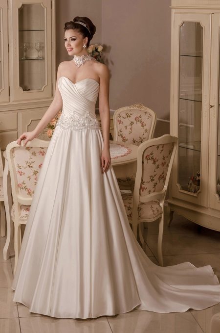 A-line A-line Wedding Dress with Draping