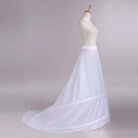 Krinolin for a wedding dress with a train with one ring