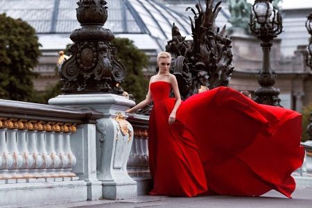 Lindo vestido vermelho