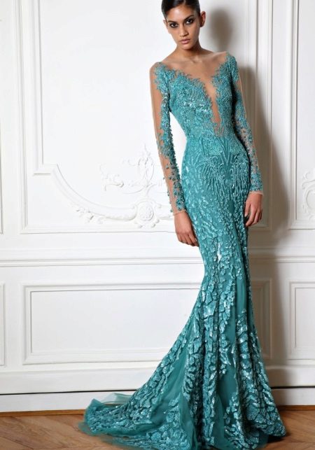 فستان جميل مذهل من تصميم زهير مراد