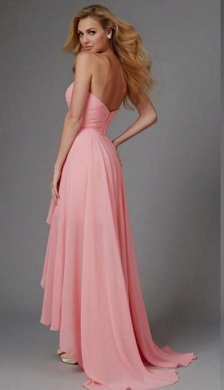 Ljubičasta ružičasta koraljna haljina