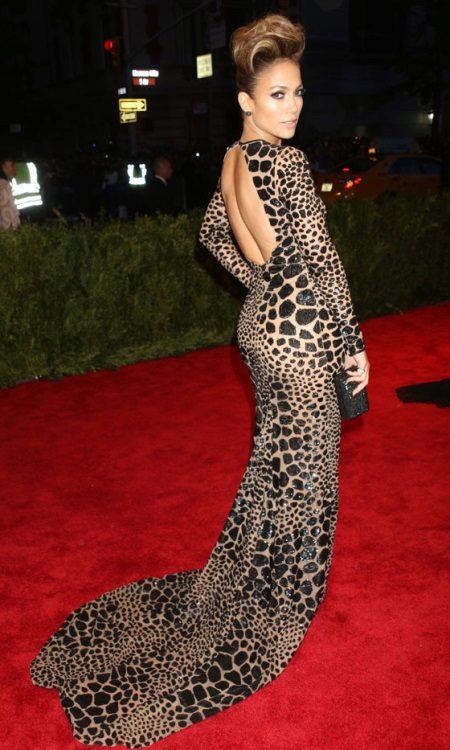 Leopardova haljina s dugim podom