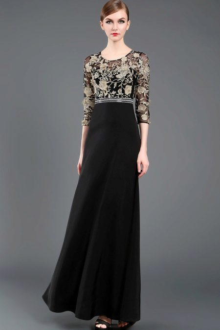 שמלת ערב שחורה מסין