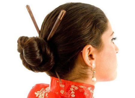 Chinese style wand with chopsticks