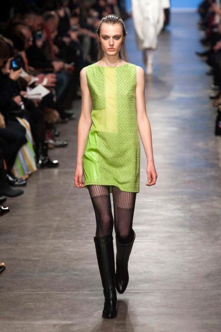 Linden zelena kratka haljina