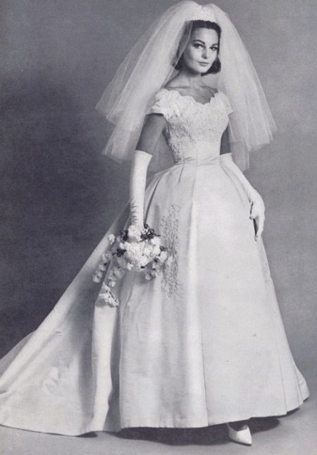 60er Jahre Brautkleid