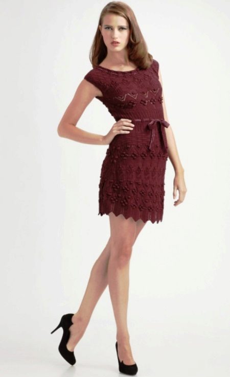 Strikket kjole med strikkepinde fra Dior