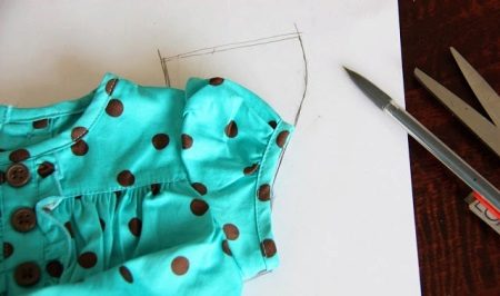 Stvaranje uzorka rukava na haljini
