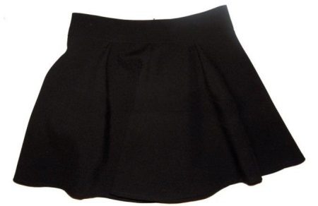 Coser una falda de medio sol (falda cónica) con una cremallera